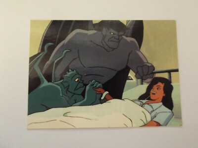 Skybox: Gargoyles ''GOLIATH & BROADWAY VISIT ELISA'' #49 Animation Trading Card