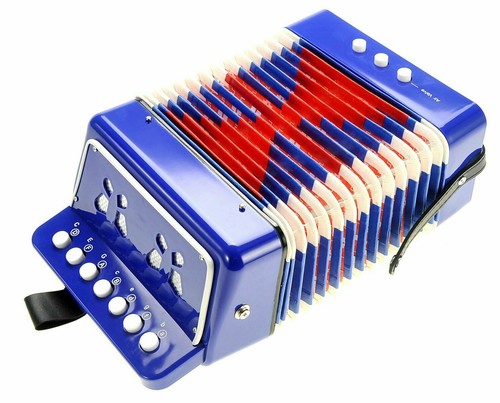 Fisarmonica Strumento Musicale per Bambini (BLU) - Foto 3 di 11