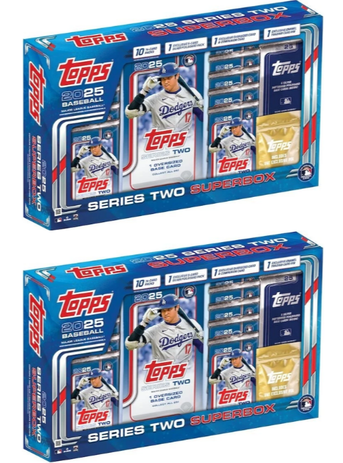 即日発送2025 Topps Series2 Baseball Mega Box Amazon.com: 2025 Topps Baseball Series 2 - Factory Sealed