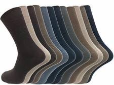 100% Cotton socks Ultimate 12 Pairs Mens Pure cotton Socks Size 6-11