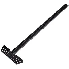 Woodworking T-Square 24 Inch Aluminum Alloy T Square Ruler 1/32" Hole Scrbing