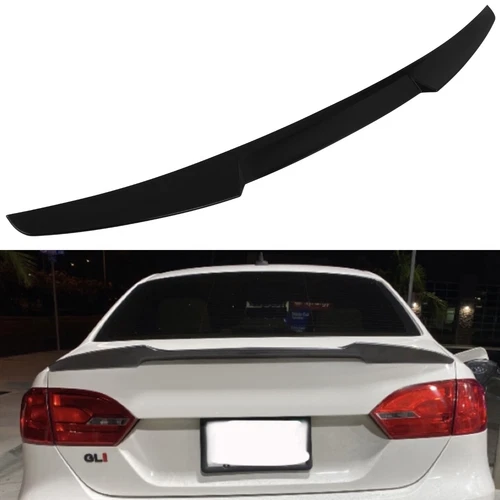 Fits Volkswagen VW Jetta 2012-2017 2018 Glossy Black Spoiler Wing