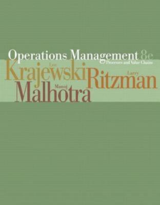 Operations Management: Process and Value Chains [With CD-ROM]