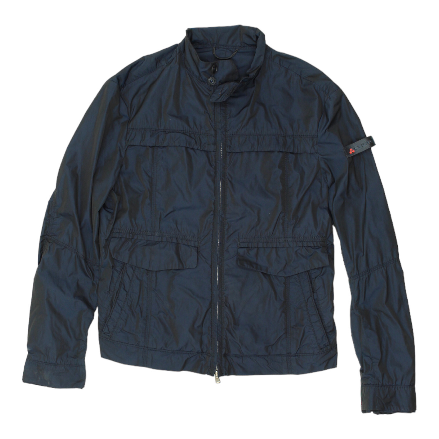 Peuterey Mens Navy Blue Polyester Track Jacket Vintage High End