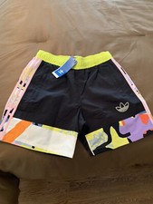 New Adidas Originals LOVE UNITES WOVEN SHORTS GENDER NEUTRAL Sz SMALL