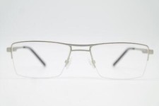 Brille FIELMANN OU 25.521 Silber Blau Halbrand Brillengestell eyeglasses Neu