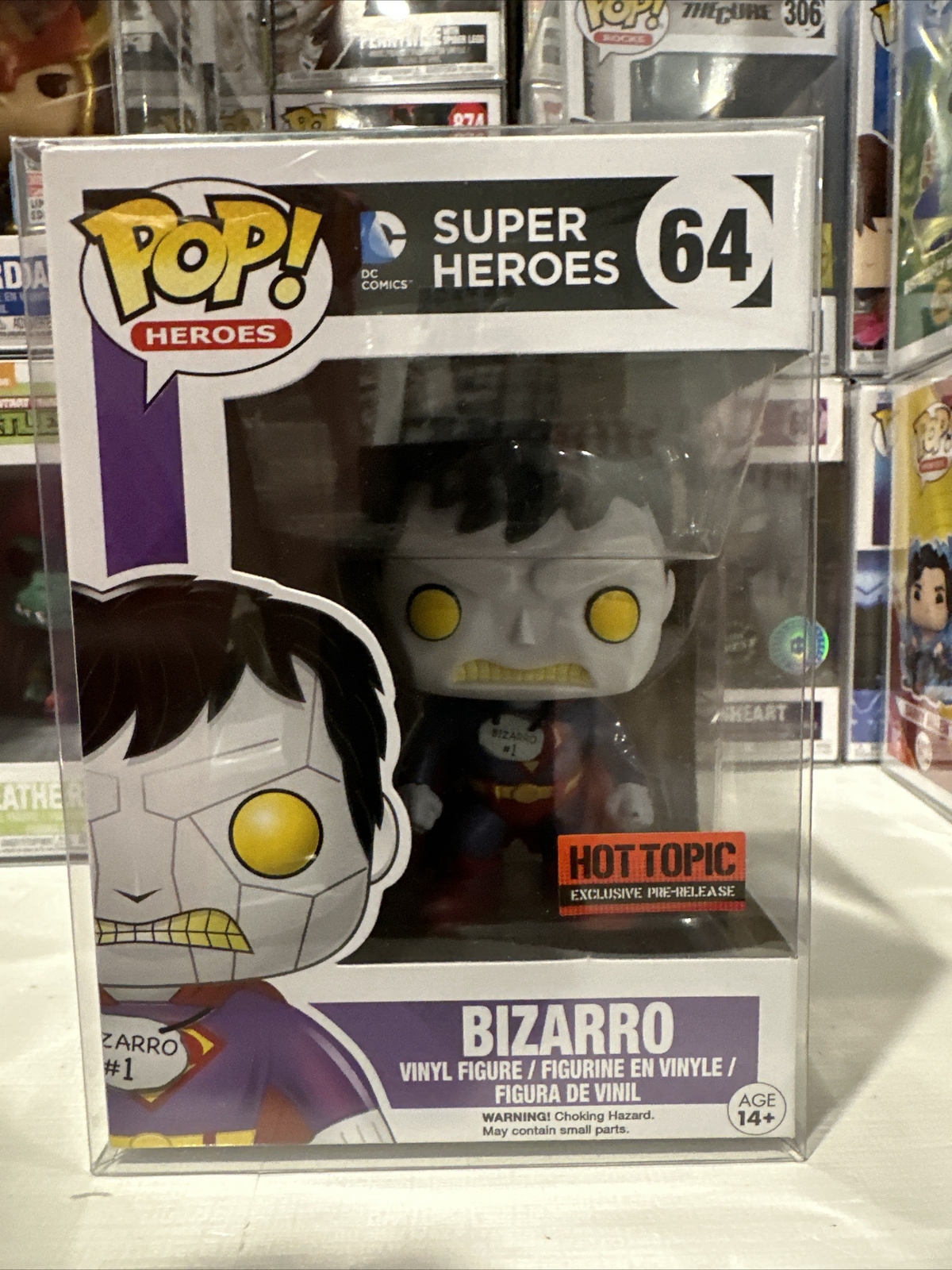 Sale Funko Pop! Dc Comics - Bizarro #64 Hot Topic Exclusive Pre-Release 2015 Vaulted