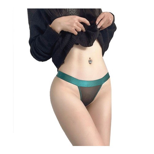 Bragas de mujer tangas sexy tanga T espalda malla slip lencería suave ∧ - Imagen 5 de 22
