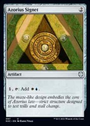 Azorius Signet 265/356 Commander: Bloomburrow