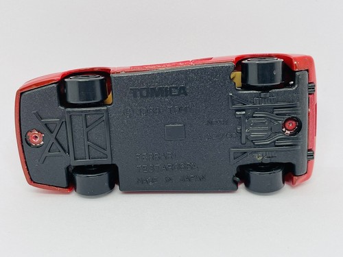 Tomica Tomy 91-2-6 Ferrari Testarossa - Red - Made In Japan - Picture 8 of 10