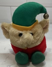 PUFFKINS ELVIN CHRISTMAS ELF BEAN BAG VTG PLUSH 1999