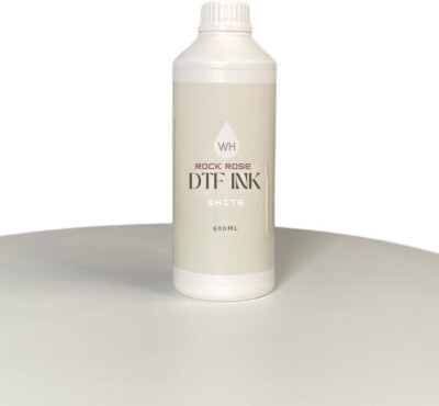 RockRose DTF White Transfer Ink Refill for Heat Transfer Film & Printer 500ml