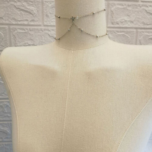 Metalowe biust Biżuteria łańcuszkowa dla kobiet sexy styl puste bikini Damskie klatki piersiowe F1 - Zdjęcie 1 z 16