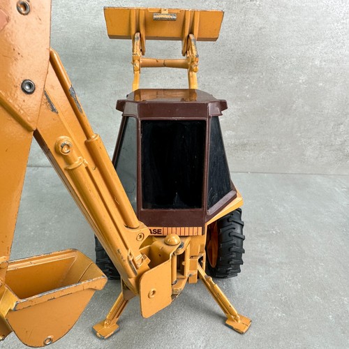 Vintage ERTL 1:16 Scale Case 580E Diecast Toy King Loader Backhoe 1980s Metal - Picture 10 of 24