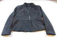 Jones Swear Women's 3 Button Front Black Long Sleeve Blazer 14