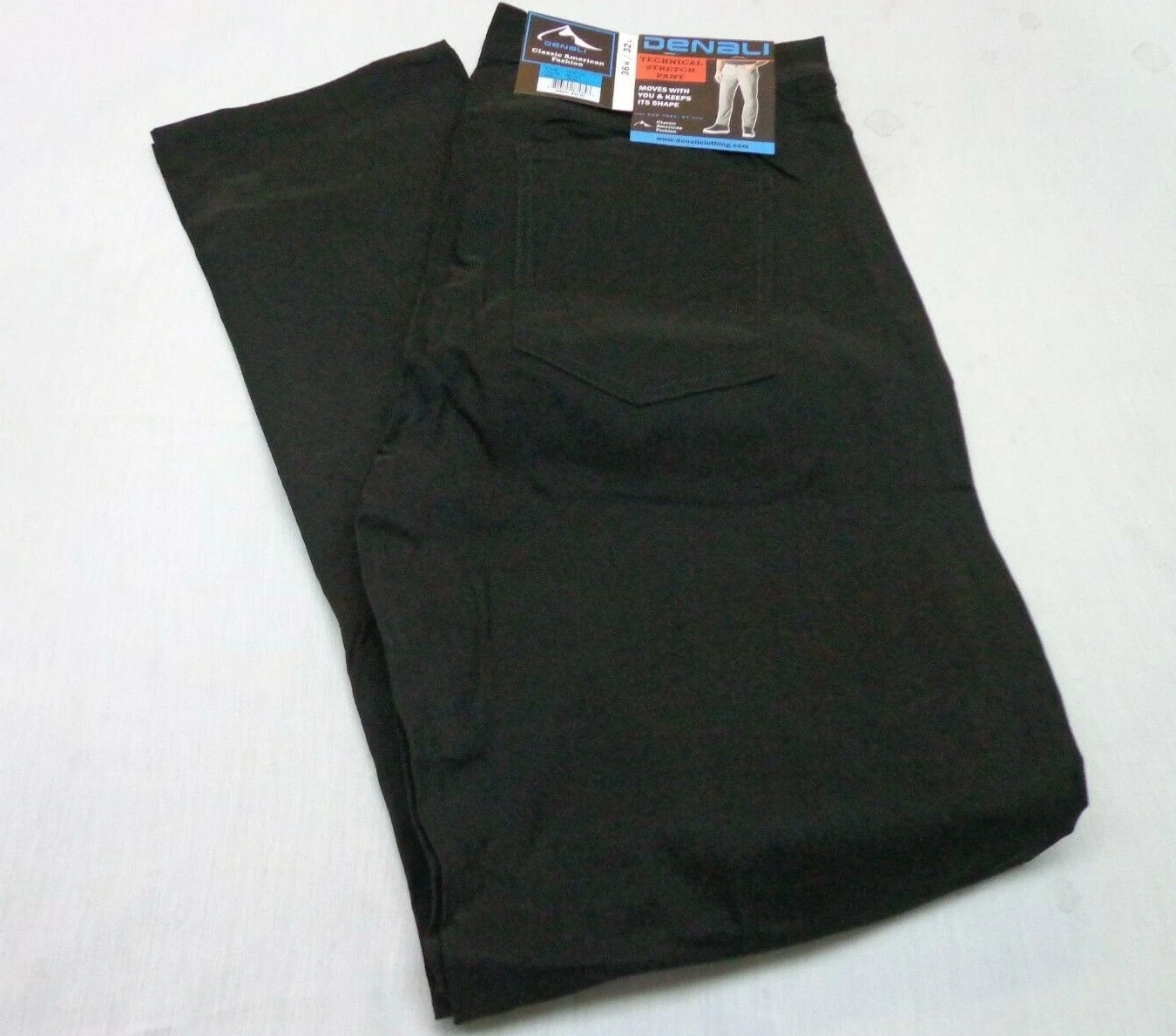 DENALI Black Technical Stretch Pants NWT 36/32 MSRP $54
Opens in a new window or tab