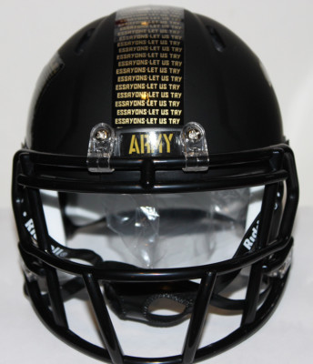 2015 navy mini football helmet 2015 Army Black Knights Engineer Custom Riddell Mini Helmet vs Navy