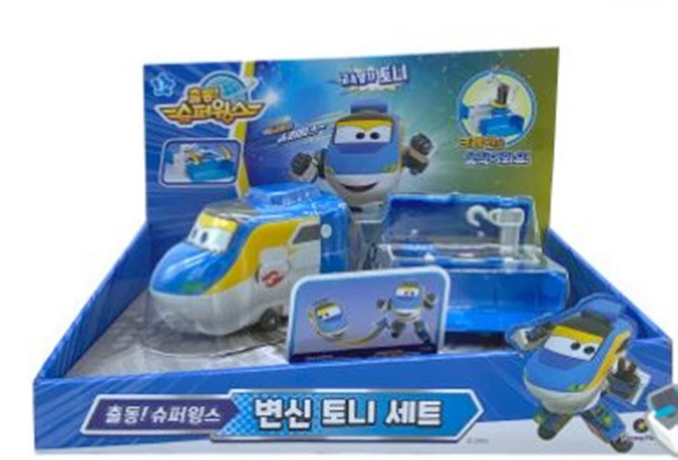 Super Wings Season6 Transformation TONY Transformer Robot Set Kids Toy 2022 - Image 2 of 4