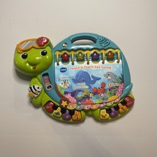 VTech Interactive Learning Toy Touch And Teach Sea Turtle Music Story WORKING