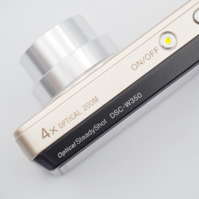 Mint] Sony Cyber Shot DSC-W350 Compact Digital Camera Gold