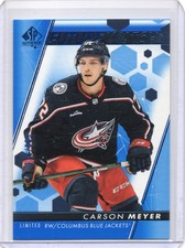 2022-23 SP Authentic - Future Watch Carson Meyer #179 Limited Blue /399 (RC)