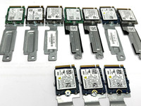 Set of 10 | HP OEM 128GB NVMe PCIe M.2 SSD Mixed Models WITH Brackets | Tested