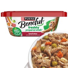 Purina Beneful High Protein, Gravy Wet Dog Food, Prepared Meals Beef Stew - 8