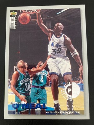 1995-96 Upper Deck Collector's Choice Player's Club 286 Shaquille O'Neal