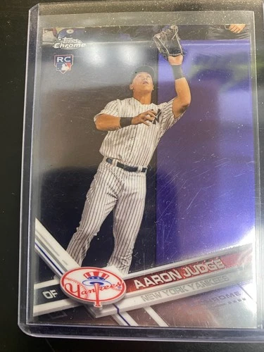2017 Topps Chrome RC Aaron Judge Rookie Base Card New York Yankees #169