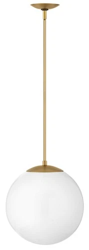 Hinkley Lighting 3744 Warby 1 Light 14"W Pendant - Brass - Picture 9 of 12