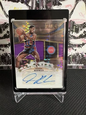 Panini Select Prizm Dennis Rodman Detroit Pistons Auto /15 - Bild 1 von 4