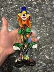 Murano Italy Hand Blown Art Glass Clown