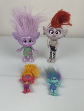 DreamWorks Trolls Dolls Set of 4 Colorful Figures