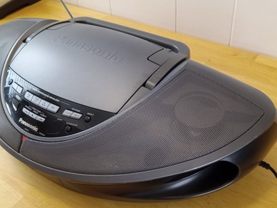 Panasonic RX-ED707 コブラトップ Panasonic RX-ED707 Cobra Top Boombox Double CASSETTE Recorder CD