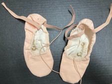 Sansha Pro 1C size 6M Canvas Ballet shoes customer return no packaging