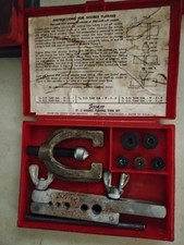 Snap On Tools No.tf-5 Double Flaring Tool Set In Case 316 To 12