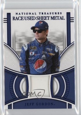 2024 National Treasures Race Used Sheet Metal Blue /75 Jeff Gordon HOF 17uv
