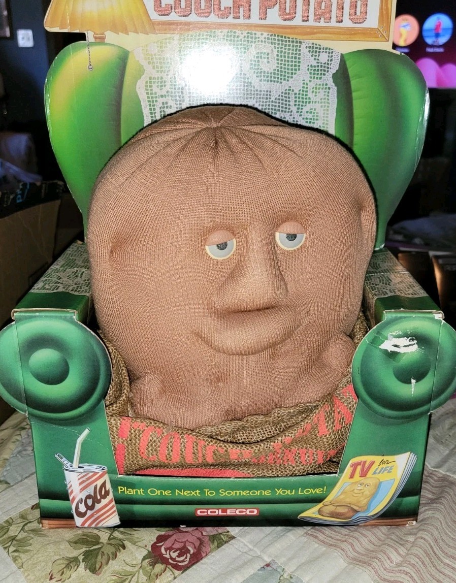 コレコ　カウチポテト　ぬいぐるみ　ヴィンテージ　アメリカ Coleco Couch Potato 14