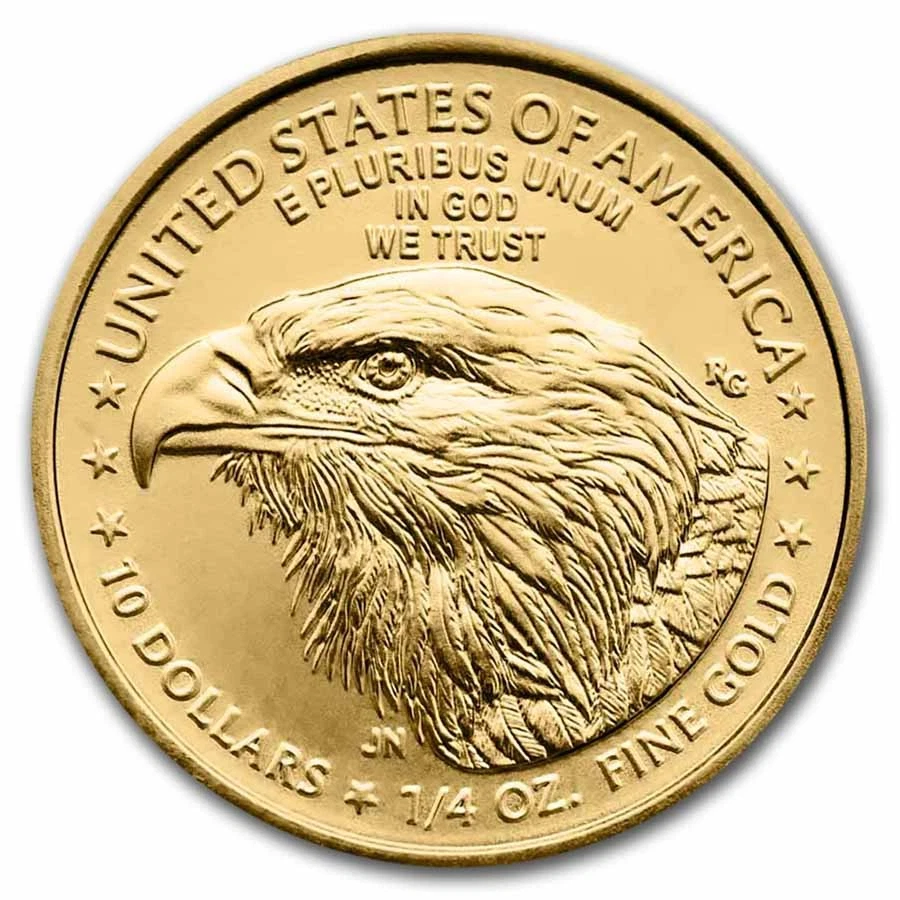2025 1/4 oz Gold Eagle - w/Celebrate Graduate Card, In TEP - Image 4 of 4
