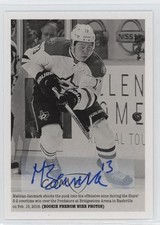 2015-16 Upper Deck Portfolio Rookie Wire Photos Mattias Janmark #310 Auto 0a4