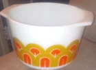 RARE VINTAGE PYREX BOWL  343 "ARCHES" - 1  1/2 QT ROUND BOWL - "ARCHES" (PATTERN