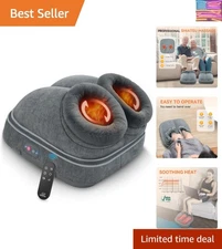 Electric Shiatsu Foot Massager with Heat – Customizable Comfort for Men & Women