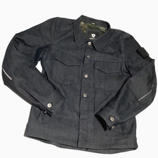 Chaqueta de Motocicleta Revit Crosby Para Hombre S Cordura Denim Blindada Reflectante Azul $300