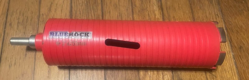 Type 3" X 255mm Diamond DRY Coring Bit - Concrete Core Drill by BLUEROCK ® Tools
