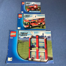Lego City 7208 Instruction Booklets Manuals Books 1, 2, 4