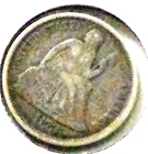 1873 P Seated Liberty Dime