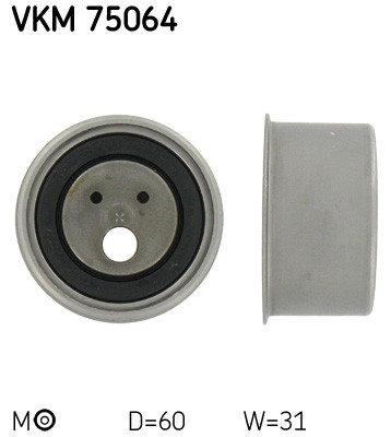 Upper SKF SWEDEN VKM 75064 Tensioner Pulley, timing belt for CHERY,GREAT WALL,HA