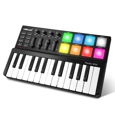 Vangoa MIDI Keyboard Controller 25 Keys, Worlde Panda MINI USB Midi Keyboard ...