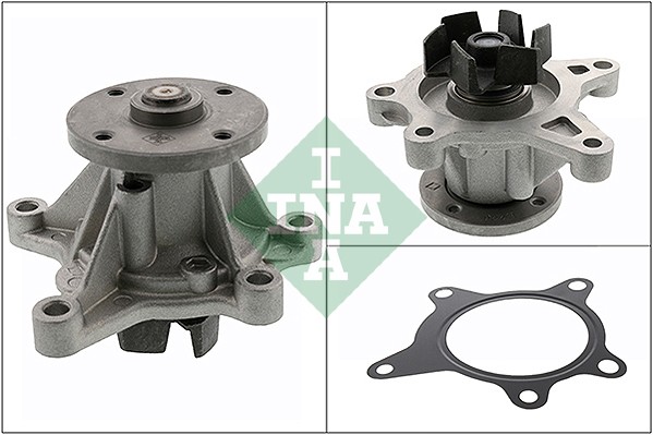 Fits INA 538 0667 10 Water pump 538 0667 10 Water pump, with gasket fits: HYUND