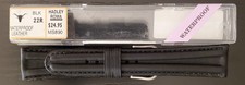 Vintage NOS Hadley Roma 22mm Black Waterproof Genuine Western Leather Watch Band